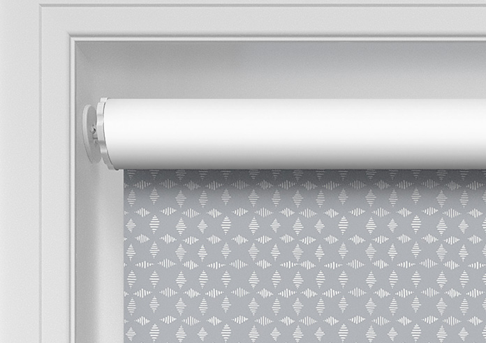 Diamond Tile, Heritage Grey - Twist&Fit Roller Blind - Image 10